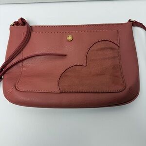 Pink Leather Women's Bag